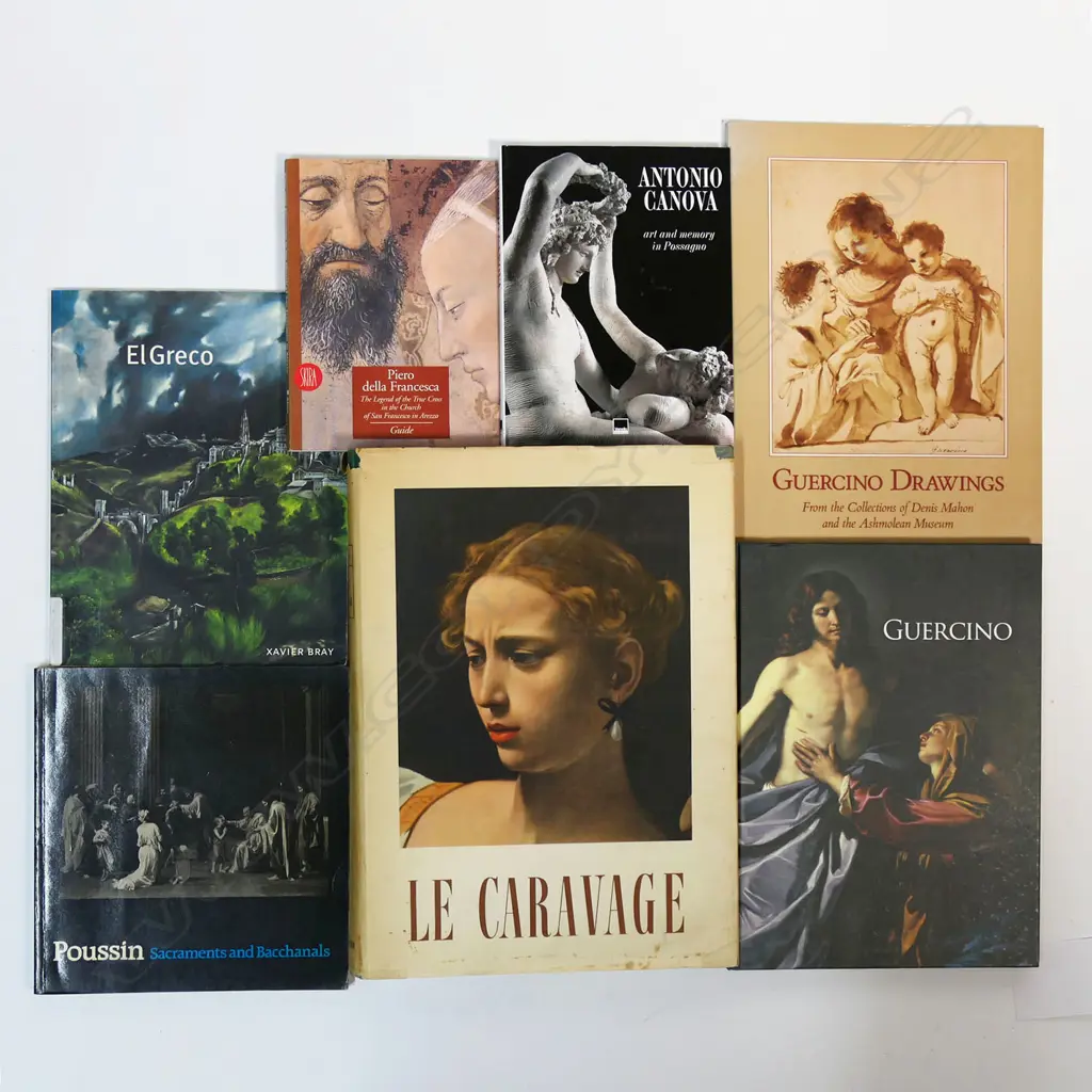SEVEN PUBLICATIONS - ITALIAN ART INCL. GUERCINO Image 1++